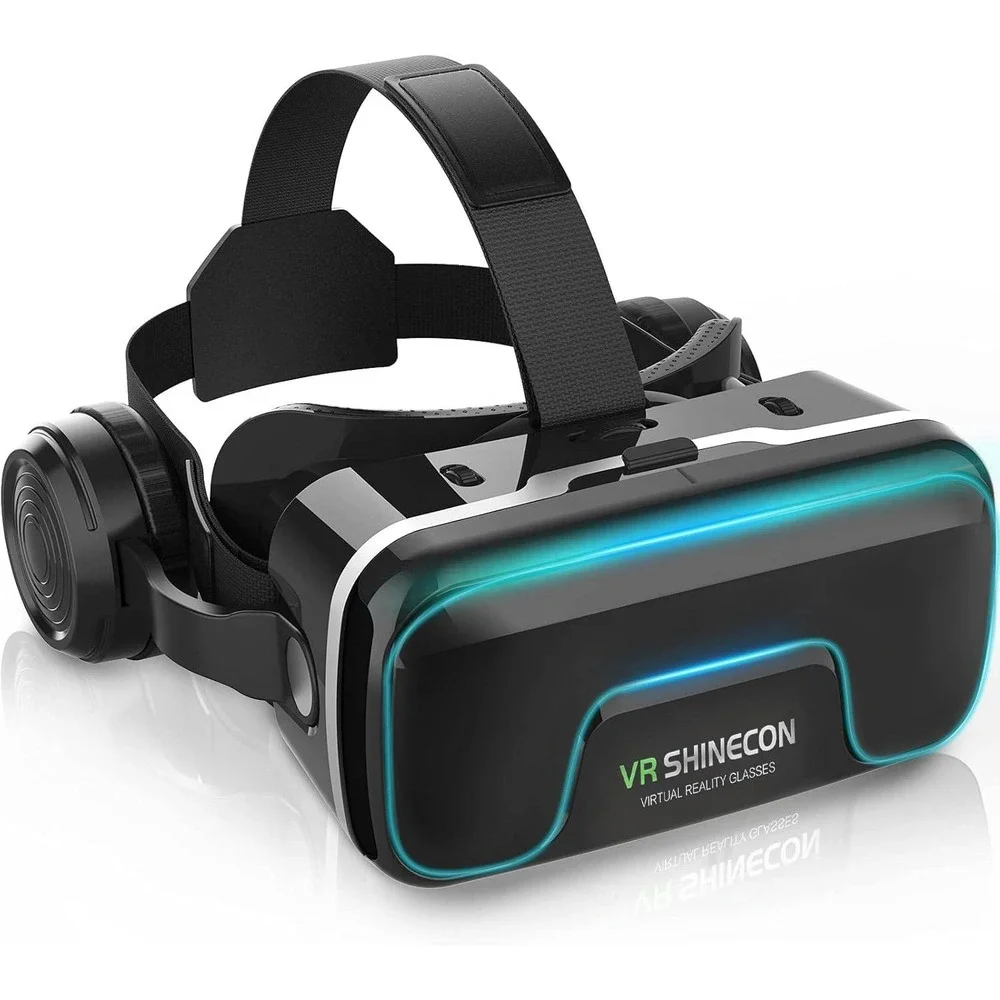 VR Shinecon SC-G04EA Virtual Reality Glasses for 4.7-7.0 inch Smartphones Black
